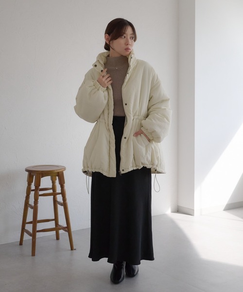 スタンドネックドロストブルゾン（ブルゾン）｜raffime（ラフィミー