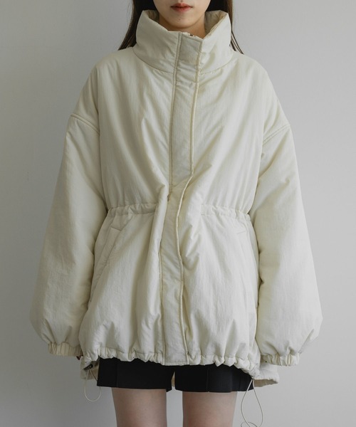 ラミースタンドブルゾン スタンドネックドロストブルゾン（ブルゾン）｜raffime