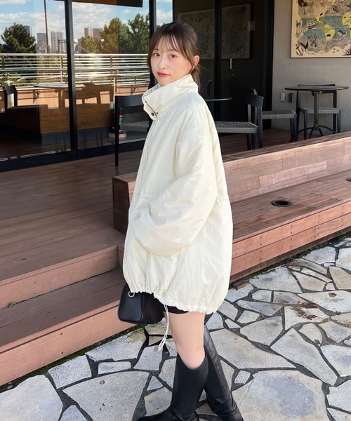 raffime（ラフィミー）の「スタンドネックドロストブルゾン（ブルゾン