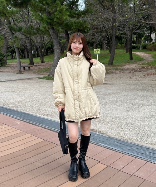 スタンドネックドロストブルゾン（ブルゾン）｜raffime