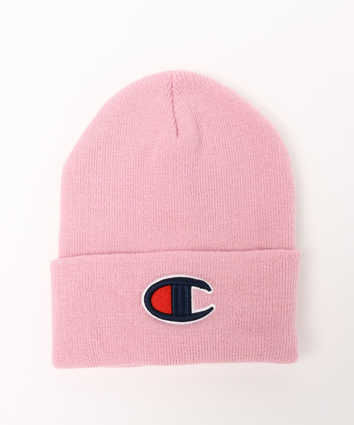 Champion(チャンピオン)の「ユニセックス チャンピオン アクリルビーニー ニット帽 Champion BIG C BEANIE CAP CP150414(ニットキャップ/ビーニー・レディース・ホワイト/ブラック/グレー/レッド/バーガンディー/ピンク/グリーン/ブルー/ネイビー・ONE SIZE)」の7枚目の写真