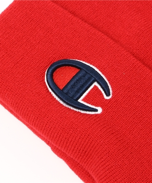 Champion(チャンピオン)の「ユニセックス チャンピオン アクリルビーニー ニット帽 Champion BIG C BEANIE CAP CP150414(ニットキャップ/ビーニー・レディース・ホワイト/ブラック/グレー/レッド/バーガンディー/ピンク/グリーン/ブルー/ネイビー・ONE SIZE)」の12枚目の写真