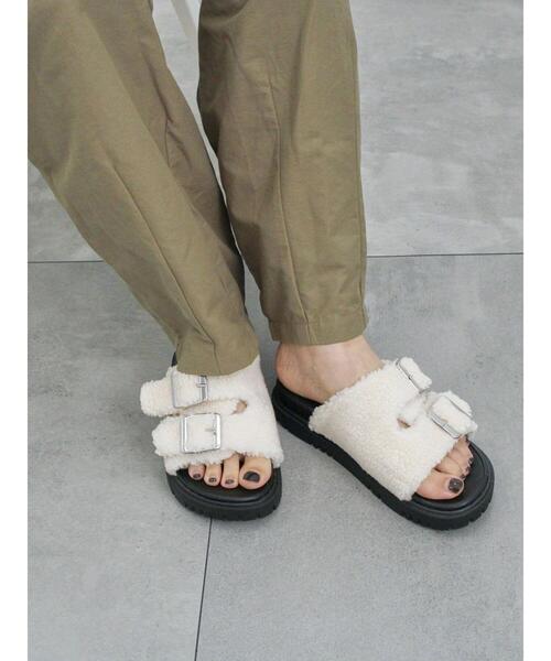 セール】【Disney】ミッキー&フレンズ/ボアサンダル（ドレス