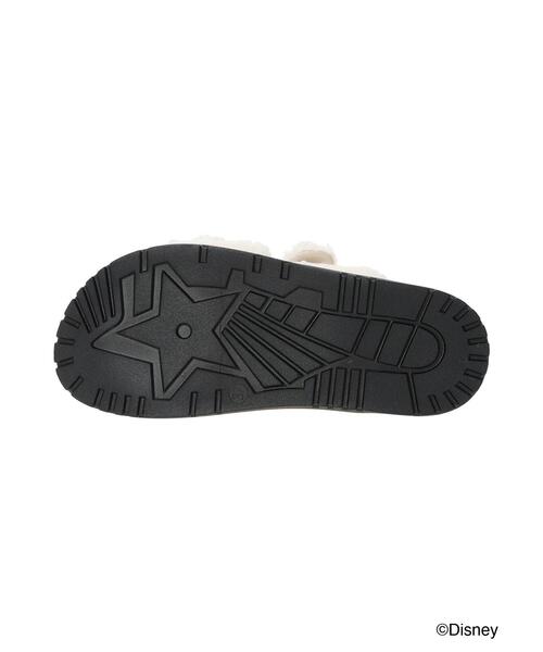 Samansa Mos2 blue（サマンサモスモスブルー）の「【Disney】ミッキー&フレンズ/ボアサンダル（ドレスシューズ・レディース・ブラック/キナリ・M/L）」の18枚目の写真