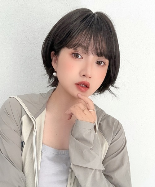 Brightlele(ブライトララ)の「「 シフォンショート 」 ウィッグ レディース ショート ボブ ショートボブ 自然 フルウィッグ(ウィッグ・レディース・その他1/その他2/その他5/その他3/その他6/その他4/その他7・フリー)」の15枚目の写真