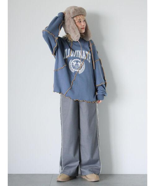 ehka sopo(エヘカソポ)の「◎サイドレースイージーパンツ(その他パンツ・レディース・ベージュ/ネイビー/グレー・F)」の20枚目の写真