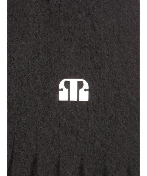 MURUA（ムルーア）の「ロゴプレートボリュームマフラー（マフラー・レディース・グレー/ブラック・FREE）」の12枚目の写真