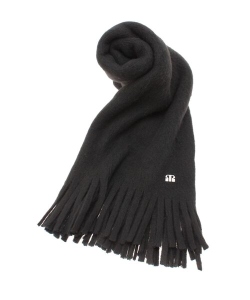 MURUA（ムルーア）の「ロゴプレートボリュームマフラー（マフラー・レディース・グレー/ブラック・FREE）」の14枚目の写真