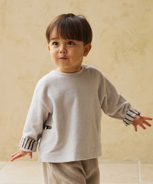 【セール】【NAOMI ITO(ナオミイトウ)】ラウンド２Wayトップス 80cm・90cm・100cm（カーディガン/ボレロ）｜NAOMI ITO（ナオミイトウ）