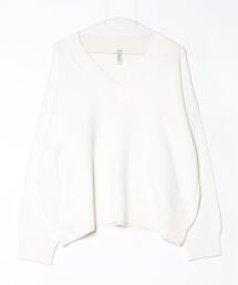 TOKYO SHIRTS | 【Pitta Re:)】 ラム混ゆるニットプルオーバー レディース(ニット/セーター)