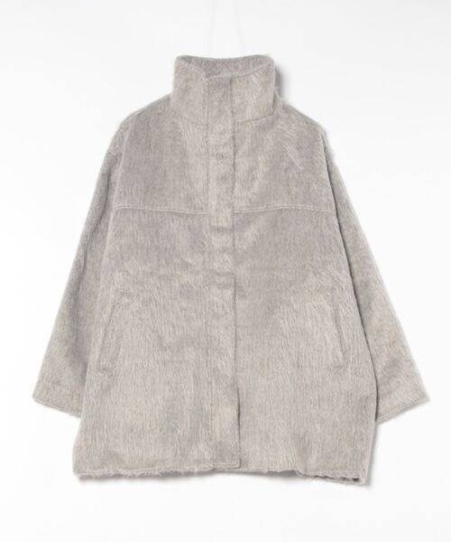 ketty cherie（ケティシェリー）の「シャギースタンドカラーコート（その他アウター・レディース・グレー/ブラウン・M）」の14枚目の写真