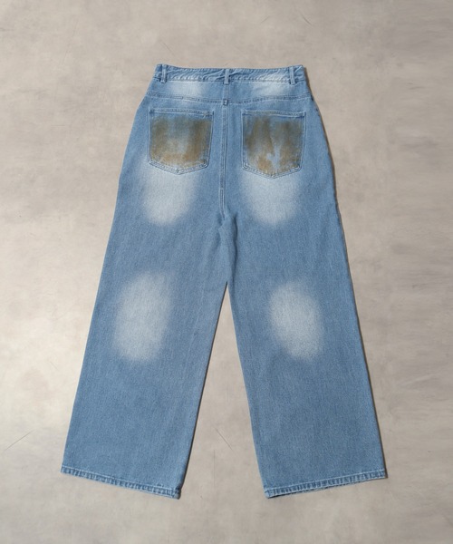 LANDNESS（ランドネス）の「【LANDNESS/ランドネス】13ozヘビーウェイト ダーティーワイドデニムパンツ（デニムパンツ・メンズ・ブラック/ブルー/グレー・L/S/M）」の20枚目の写真