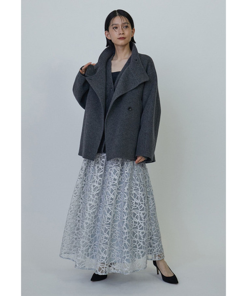 1er Arrondissement(プルミエアロンディスモン)の「◆25AWに再販◆TOPダブルビーバーショートコート(その他アウター・レディース・グレー系その他5/イエロー系その他5・36/38)」の21枚目の写真