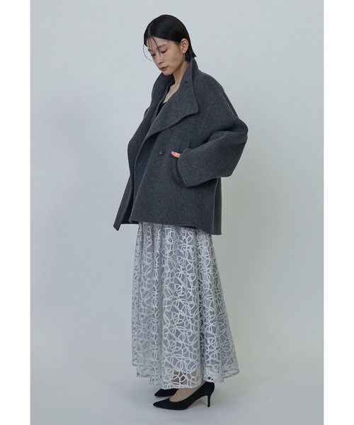 1er Arrondissement(プルミエアロンディスモン)の「◆25AWに再販◆TOPダブルビーバーショートコート(その他アウター・レディース・グレー系その他5/イエロー系その他5・36/38)」の20枚目の写真