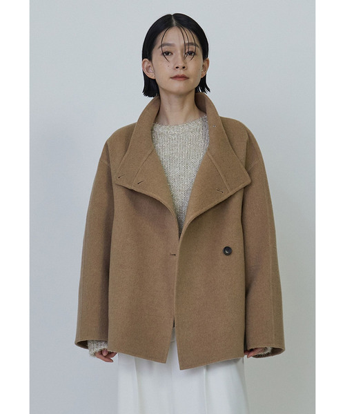 1er Arrondissement(プルミエアロンディスモン)の「◆25AWに再販◆TOPダブルビーバーショートコート(その他アウター・レディース・グレー系その他5/イエロー系その他5・36/38)」の17枚目の写真