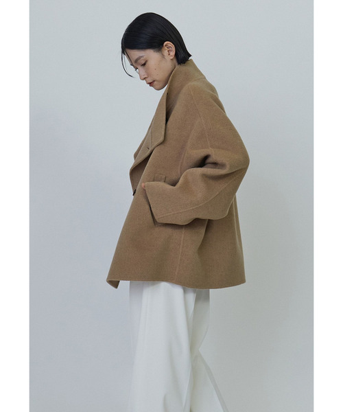 1er Arrondissement(プルミエアロンディスモン)の「◆25AWに再販◆TOPダブルビーバーショートコート(その他アウター・レディース・グレー系その他5/イエロー系その他5・36/38)」の16枚目の写真