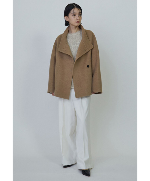 1er Arrondissement(プルミエアロンディスモン)の「◆25AWに再販◆TOPダブルビーバーショートコート(その他アウター・レディース・グレー系その他5/イエロー系その他5・36/38)」の15枚目の写真