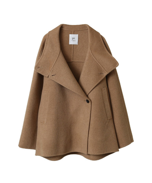 1er Arrondissement(プルミエアロンディスモン)の「◆25AWに再販◆TOPダブルビーバーショートコート(その他アウター・レディース・グレー系その他5/イエロー系その他5・36/38)」の3枚目の写真