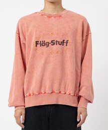【F-LAGSTUF-F/フラグスタフ】ICE LOGO SWEAT