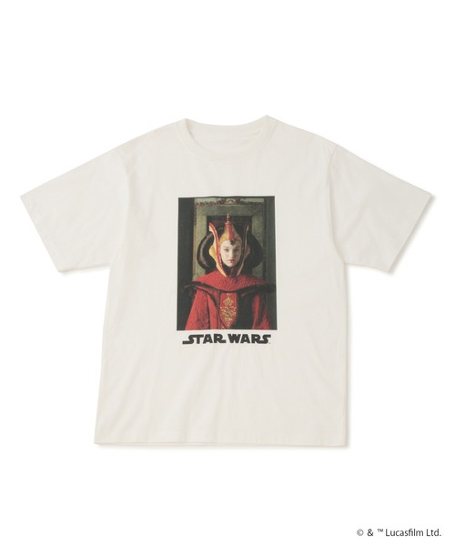 JUNRED(ジュンレッド)の「【STAR WARS COLLECTION】ハーフスリーブクルーネックTシャツ(Tシャツ/カットソー・メンズ・チャコールグレー/グレー/ホワイト・L/M/S)」の6枚目の写真