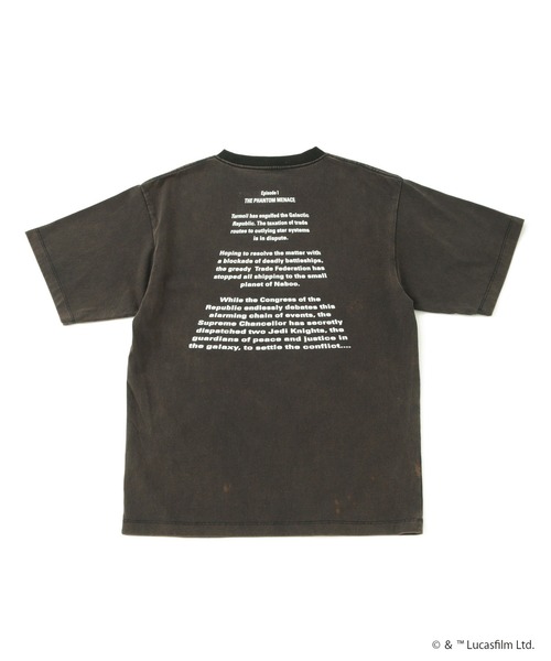 JUNRED(ジュンレッド)の「【STAR WARS COLLECTION】ハーフスリーブクルーネックTシャツ(Tシャツ/カットソー・メンズ・チャコールグレー/グレー/ホワイト・L/M/S)」の10枚目の写真