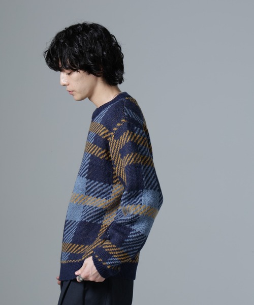 セール】ウールミックスパターンニット（ニット/セーター）｜NANO