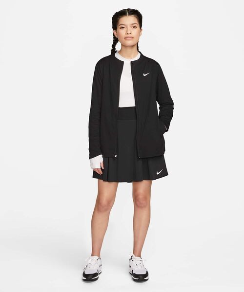 NIKE(ナイキ)の「ナイキ Dri-FIT UV アドバンテージ ウィメンズ フルジップ ゴルフトップ / Nike Dri-FIT UV Advantage Women's Full-Zip Golf Top DX1490-010 Black(ジャージ・レディース・ブラック・2XL/L/M/S/XL/XS)」の11枚目の写真