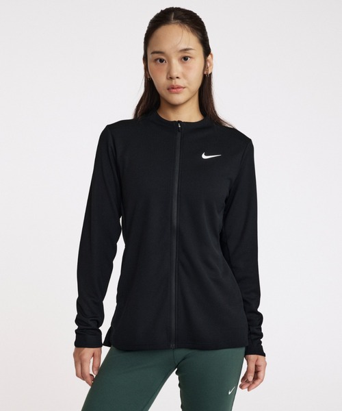 NIKE(ナイキ)の「ナイキ Dri-FIT UV アドバンテージ ウィメンズ フルジップ ゴルフトップ / Nike Dri-FIT UV Advantage Women's Full-Zip Golf Top DX1490-010 Black(ジャージ・レディース・ブラック・2XL/L/M/S/XL/XS)」の1枚目の写真
