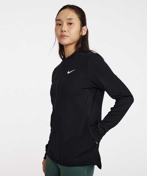 NIKE(ナイキ)の「ナイキ Dri-FIT UV アドバンテージ ウィメンズ フルジップ ゴルフトップ / Nike Dri-FIT UV Advantage Women's Full-Zip Golf Top DX1490-010 Black(ジャージ・レディース・ブラック・2XL/L/M/S/XL/XS)」の2枚目の写真