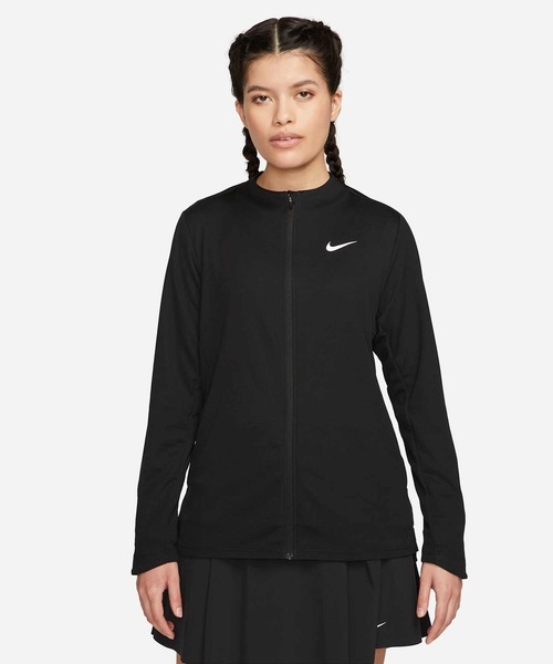 NIKE(ナイキ)の「ナイキ Dri-FIT UV アドバンテージ ウィメンズ フルジップ ゴルフトップ / Nike Dri-FIT UV Advantage Women's Full-Zip Golf Top DX1490-010 Black(ジャージ・レディース・ブラック・2XL/L/M/S/XL/XS)」の7枚目の写真