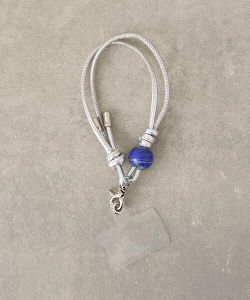 Actually(アクチュアリー)の「本革×天然石ハンドストラップ(スマホグッズ・レディース・ブラック/シルバー・フリー)」の13枚目の写真