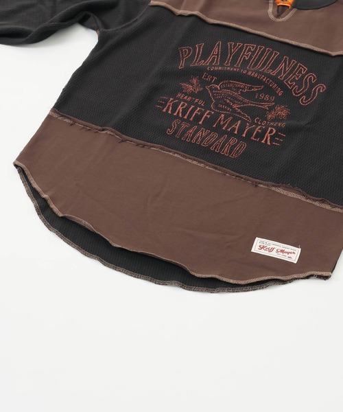 KRIFF MAYER Lady's Collection（クリフメイヤーレディースコレクション）の「サーマル切替プリントロンT（Tシャツ/カットソー・レディース・ナチュラル/グレー/チャコール/ネイビー/カラフル・MEDIUM/LARGE）」の18枚目の写真