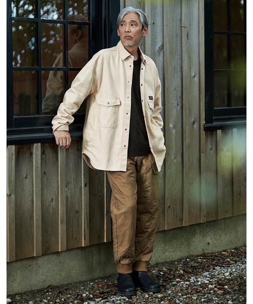 Sunny clouds（サニークラウズ）の「サニークラウズ　重宝ニットレーナー〈メンズ〉（ニット/セーター・メンズ・ダークブラウン/ネイビー/ブラック・L/M/S）」の15枚目の写真