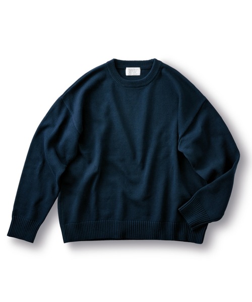 Sunny clouds（サニークラウズ）の「サニークラウズ　重宝ニットレーナー〈メンズ〉（ニット/セーター・メンズ・ダークブラウン/ネイビー/ブラック・L/M/S）」の18枚目の写真