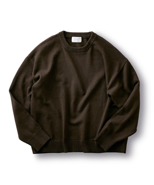Sunny clouds（サニークラウズ）の「サニークラウズ　重宝ニットレーナー〈メンズ〉（ニット/セーター・メンズ・ダークブラウン/ネイビー/ブラック・L/M/S）」の19枚目の写真