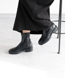 cepo | ストレッチサイドジップショートブーツ(ブーツ)