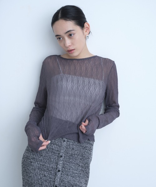 AIC.（エーアイシー）の「【再入荷】パッド付きサイドギャザーブラトップ（キャミソール・レディース・ブラック/オフホワイト・FREE）」の12枚目の写真