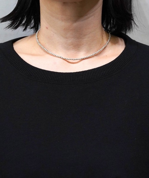 ERICKA NICOLAS BEGAY（エリッカ ニコラス ビゲイ）の「【ERICKA NICOLAS BEGAY】 NAVAJO PEARL NECKLACE / 3-35（ネックレス・メンズ・シルバー系2/シルバー系1・35）」の2枚目の写真