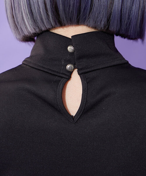 Mavie..7（メヴィセットゥ）の「【Mavie..7】デコルテ魅せTOPS（Tシャツ/カットソー・レディース・ブラック・FREE）」の17枚目の写真