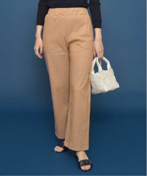 &soiree(アンドソワレ)の「【&soiree】ヘリンボーンストレートパンツ(CP)(その他パンツ・レディース・キャメル/グレー・M)」の4枚目の写真