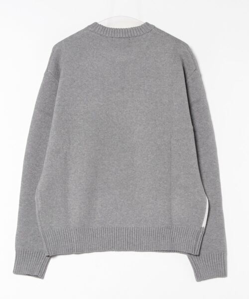 JACKROSE（ジャックローズ）の「ﾈｺ柄JQDｸﾙｰﾈｯｸ（ニット/セーター・メンズ・ブラック/グレー・M/L/XL）」の3枚目の写真