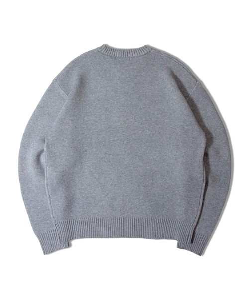 JACKROSE（ジャックローズ）の「ﾈｺ柄JQDｸﾙｰﾈｯｸ（ニット/セーター・メンズ・ブラック/グレー・M/L/XL）」の5枚目の写真