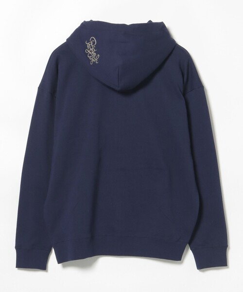 BEAMS HEART（ビームスハート）の「【ユニセックス】レタードワッペン ジップ パーカー（パーカー・メンズ・ライトグレー/ダークグリーン/ネイビー・SMALL/MEDIUM/LARGE）」の13枚目の写真