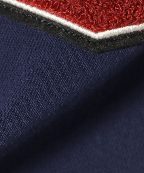 BEAMS HEART（ビームスハート）の「【ユニセックス】レタードワッペン ジップ パーカー（パーカー・メンズ・ライトグレー/ダークグリーン/ネイビー・SMALL/MEDIUM/LARGE）」の14枚目の写真