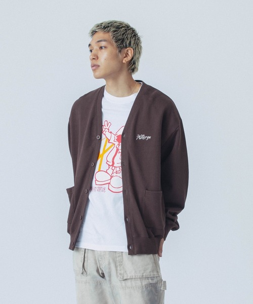 XLARGE（エクストララージ）の「EMBROIDERY SWEAT CARDIGAN（カーディガン/ボレロ・メンズ・ブラック/ブラウン・XL/L/M/S）」の10枚目の写真