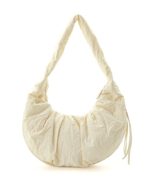 emmi(エミ)の「撥水 2wayワッシャーショルダーバッグ(ショルダーバッグ・レディース・ブラック/アイボリー/ブルー/グレー・FREE)」の9枚目の写真