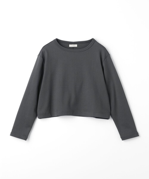 green label relaxing(グリーンレーベルリラクシング)の「コンパクト クロップド プルオーバー カットソー(Tシャツ/カットソー・レディース・オフホワイト/ダークグレー/その他2/その他3・FREE)」の20枚目の写真