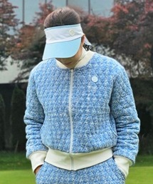 Dalfwin（ダールフィン）の「【セットアップ可能】キルティングジップアップジャケット ゴルフウエア（ブルゾン）」