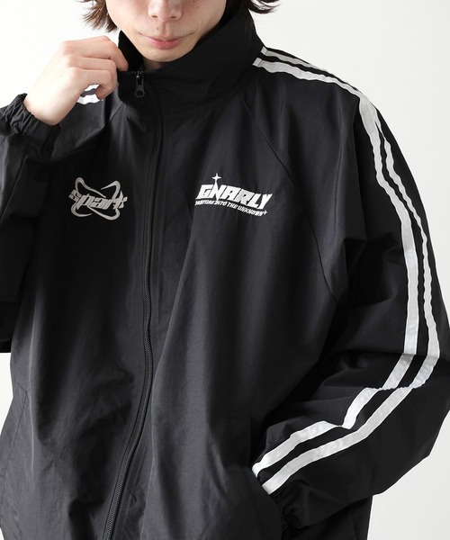 SUGGESTION（サジェッション）の「SUGGESTION/サジェッション 袖ラインナイロンラグランBL トラックジャケット メンズ 秋物 秋服 2026年秋冬（ナイロンジャケット・メンズ・グレー/ブラック/バーガンディー・SS/M/L）」の16枚目の写真