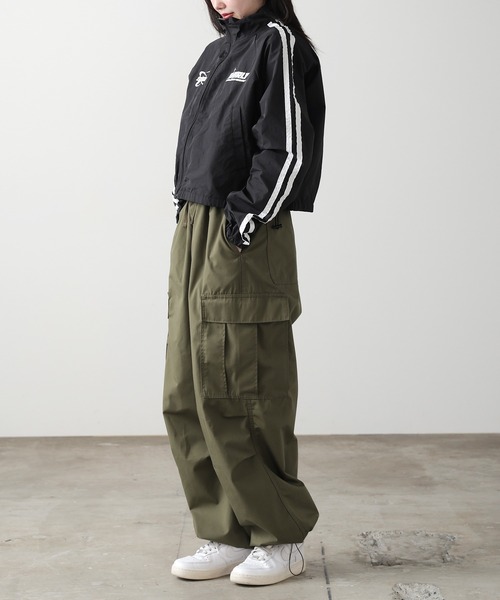 SUGGESTION（サジェッション）の「SUGGESTION/サジェッション 袖ラインナイロンラグランBL トラックジャケット メンズ 秋物 秋服 2026年秋冬（ナイロンジャケット・メンズ・グレー/ブラック/バーガンディー・SS/M/L）」の7枚目の写真